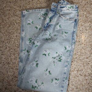 Wild Fable Floral Jeans - 00